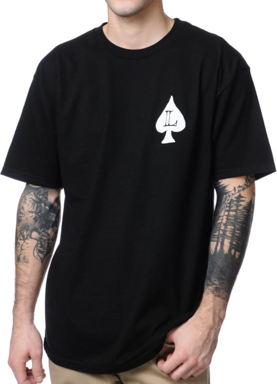Loser Machine Aces High Black Tee Shirt