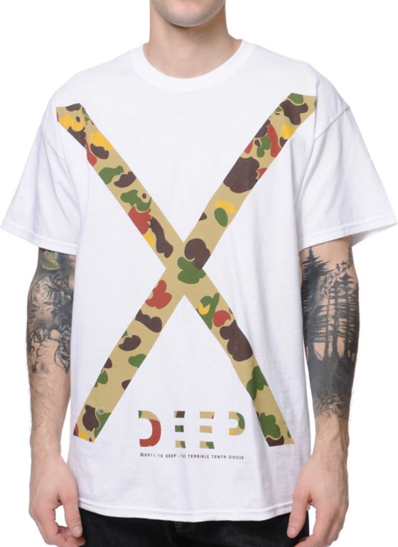 10 Deep X-Deep White Tee Shirt