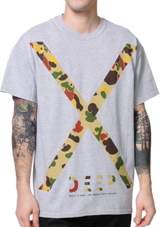10 Deep X-Deep Grey Tee Shirt