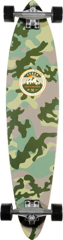 Arbor LTD Camo 38 Pintail Longboard Complete