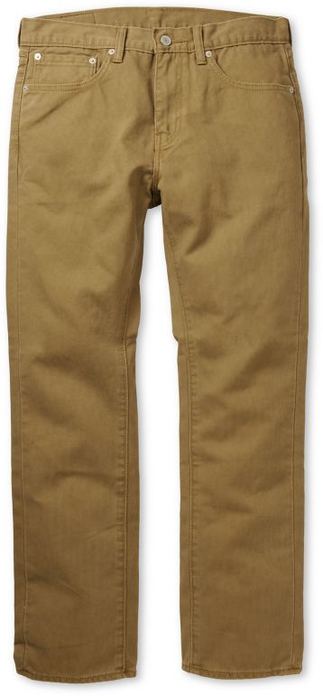 Levis 513 Cougar Bedford Dark Khaki Slim Fit Pants