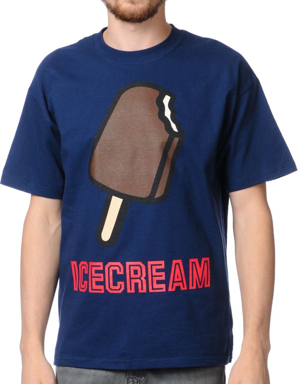 ICECREAM Pop Bar Blue Tee Shirt