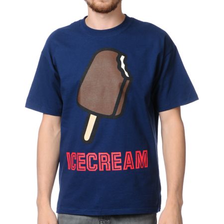 ICECREAM Pop Bar Blue Tee Shirt