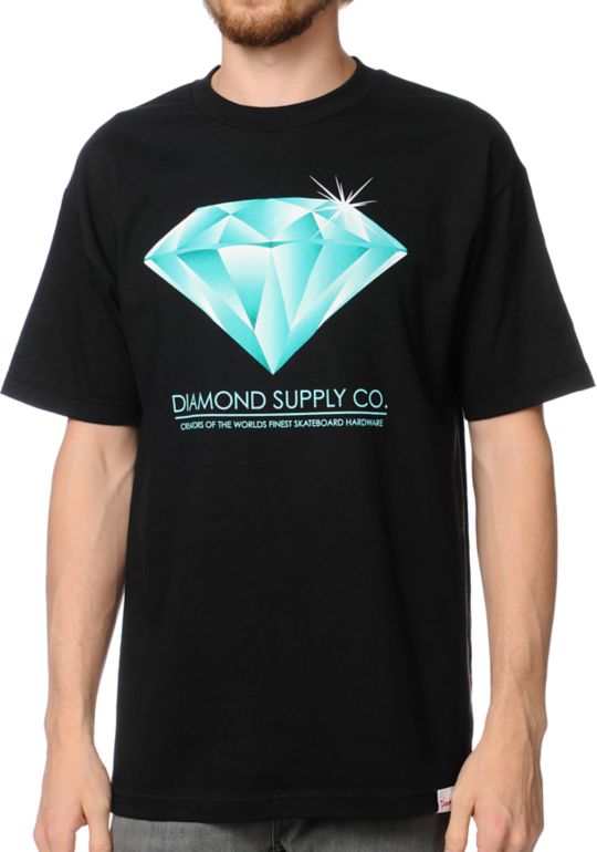 Diamond Supply Creators Black Tee Shirt