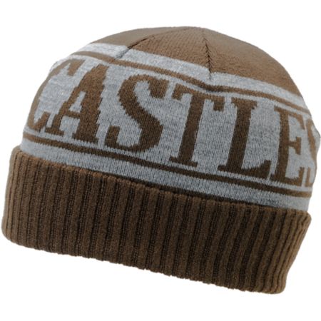Crooks and Castles Full Blast Brown & Heather Grey Beanie