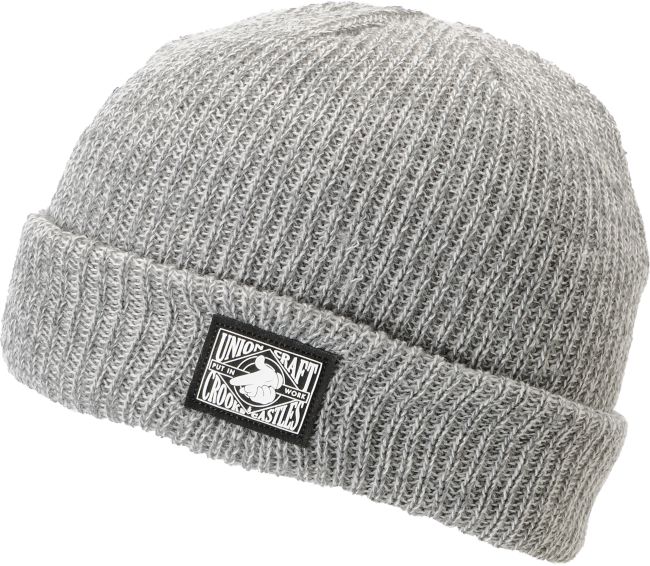 Crooks and Castles Union Craft Grey Cuff Beanie