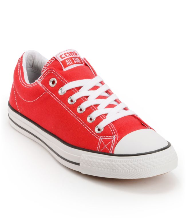 Converse CTS Red & White Skate Shoe