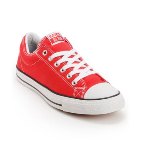 Converse CTS Red & White Skate Shoe