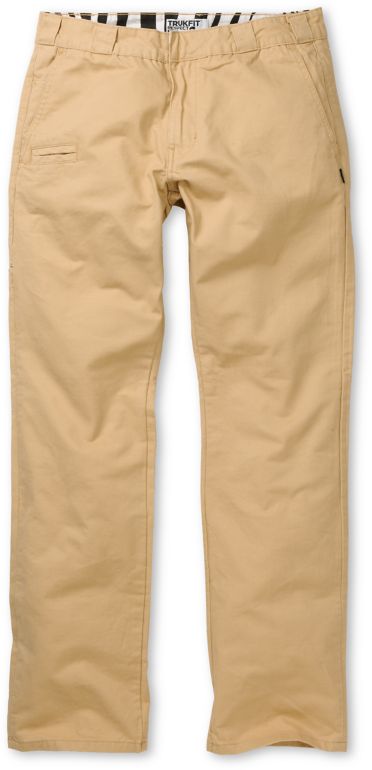 Trukfit Solid Khaki Regular Fit Chino Pants