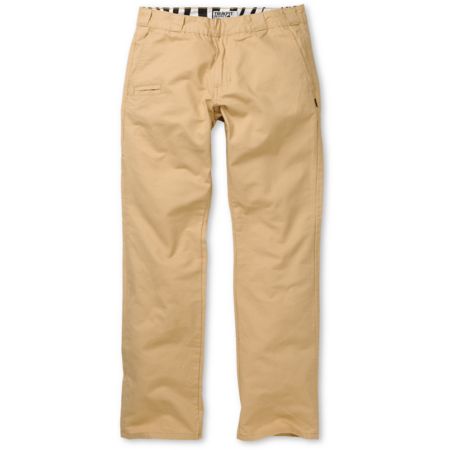 Trukfit Solid Khaki Regular Fit Chino Pants