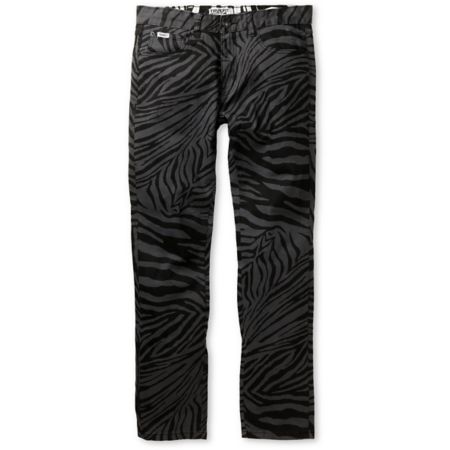 Trukfit Original Grey & Black Zebra Print Super Skinny Jeans