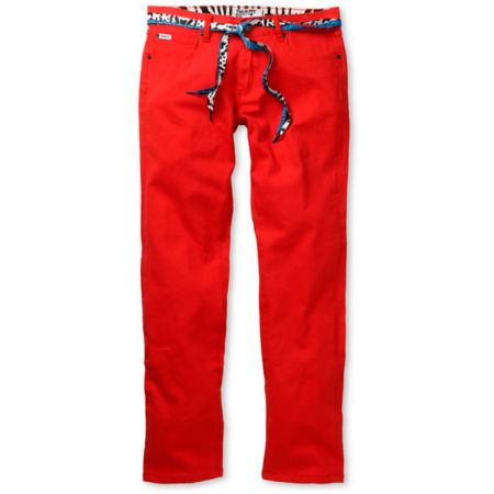Trukfit Original Red Super Skinny Jeans