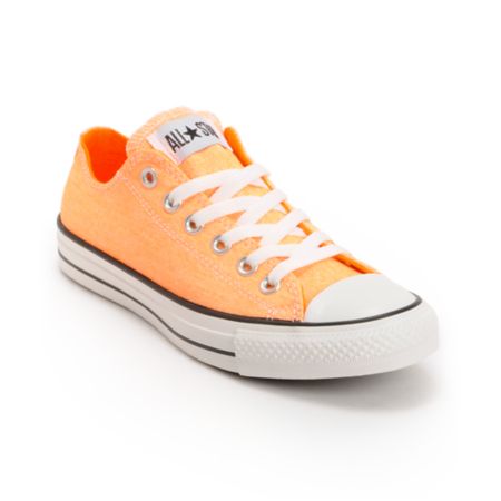 Converse Chuck Taylor All Star Washed Neon Orange Shoe