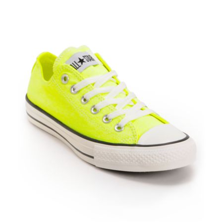 Converse Chuck Taylor All Star Washed Neon Yellow Shoe