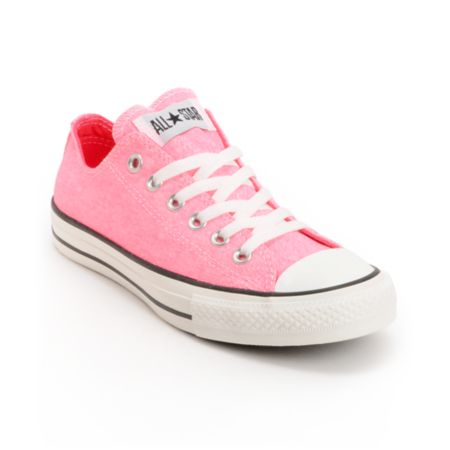 Converse Chuck Taylor All Star Washed Neon Pink Shoe