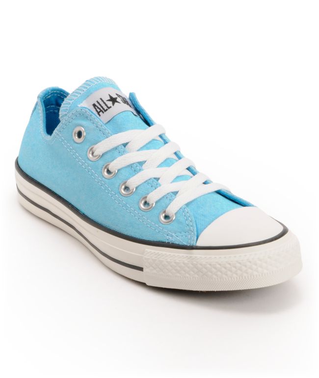 Converse Chuck Taylor All Star Washed Neon Blue Shoe