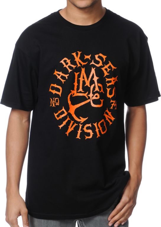 Dark Seas Notch Black Tee Shirt