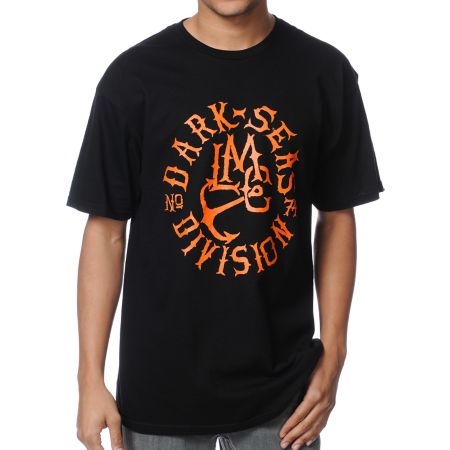 Dark Seas Notch Black Tee Shirt