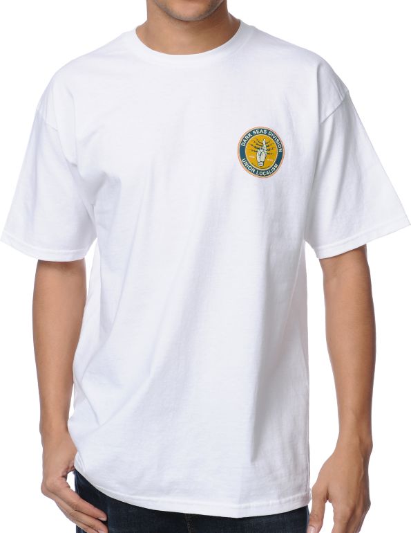 Dark Seas Local 74 White Tee Shirt