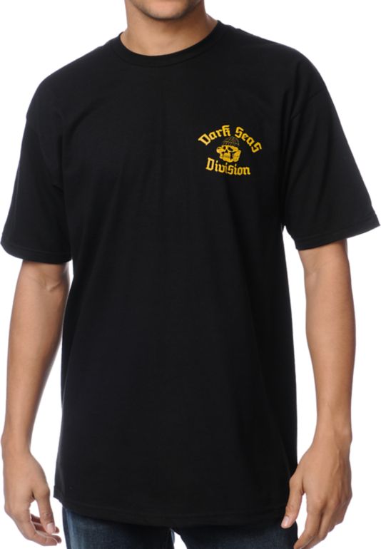 Dark Seas The Dock Black Tee Shirt
