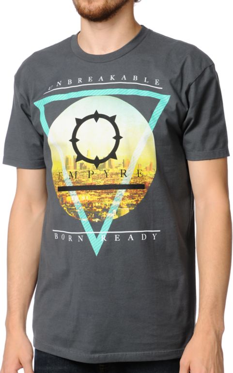 Empyre Born Ready Charcoal Tee Shirt