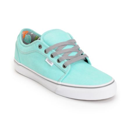 Vans Chukka Low Wash Hawaiian Mint Skate Shoe