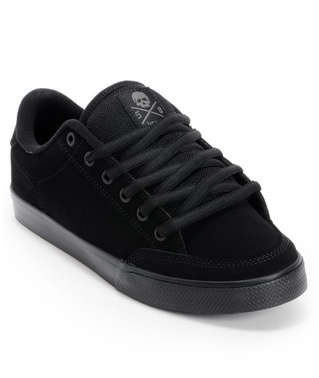 Circa Lopez 50 Suede Black & Black Skate Shoe