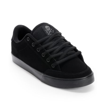 Circa Lopez 50 Suede Black & Black Skate Shoe