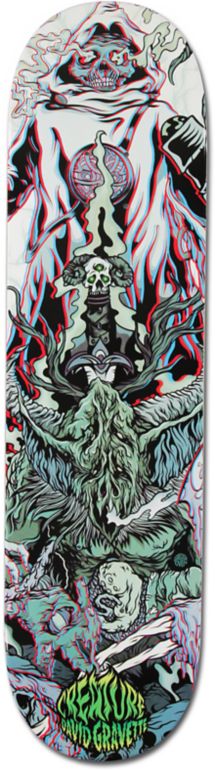 Creature Gravette Ritual 3D 8.2 Skateboard Deck