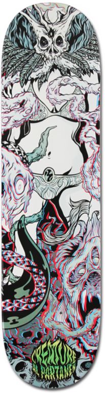 Creature Partanen Ritual 3D 8.1 Skateboard Deck