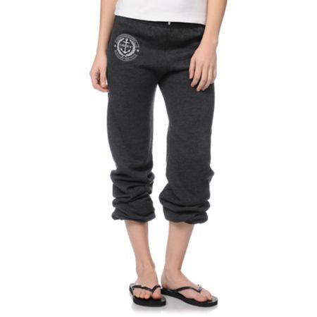 Obey Cruise Liner Charcoal Grey Sweatpants
