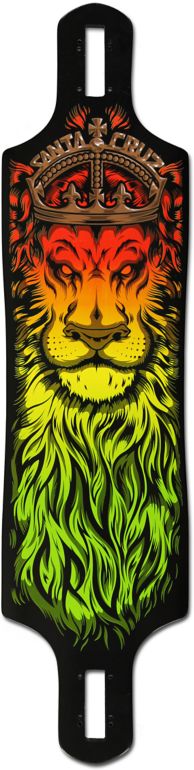 Santa Cruz Lion God 40 Longboard Deck