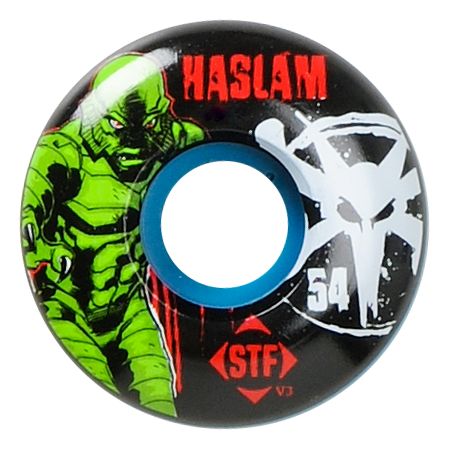 Bones Haslam Blue Lagoon STF 54mm Skateboard Wheels