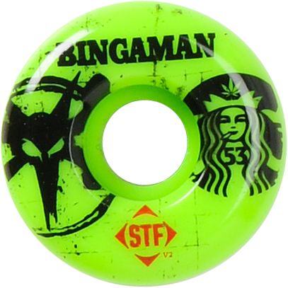 Bones Bingaman Tea STF 53mm Skateboard Wheels