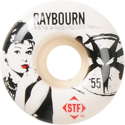 Bones Raybourn Hepbourn STF 55mm Skateboard Wheels
