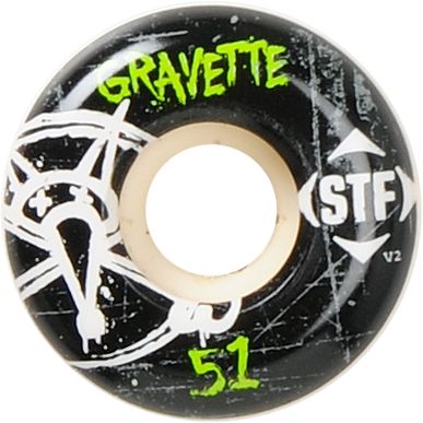 Bones Gravette Oh Gee STF 51mm Skateboard Wheels
