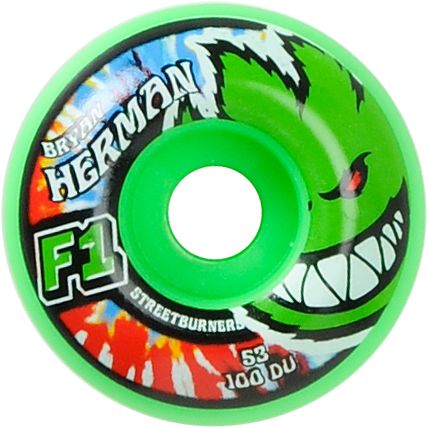 Spitfire Herman Krush Code F1 53mm Skateboard Wheels