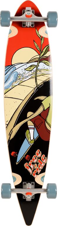 Freeride Sprout Pintail 42 Longboard Complete