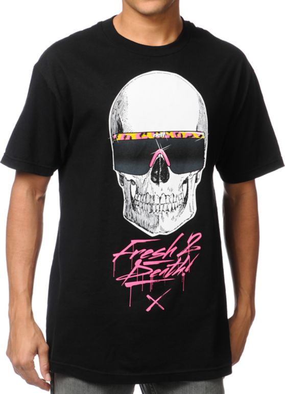Neff Fresh To Death Black Tee Shirt
