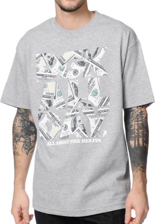 DGK About The Benjys Grey  Tee Shirt