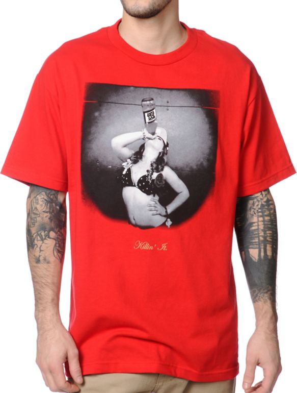 DGK Killn It Red Tee Shirt