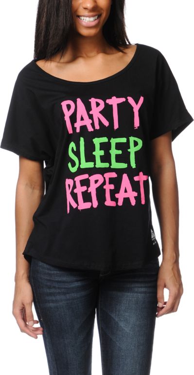 Element x Jac Vanek Party Sleep Repeat Tee Shirt