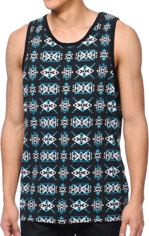 Empyre Tribe Jive Black Tank Top