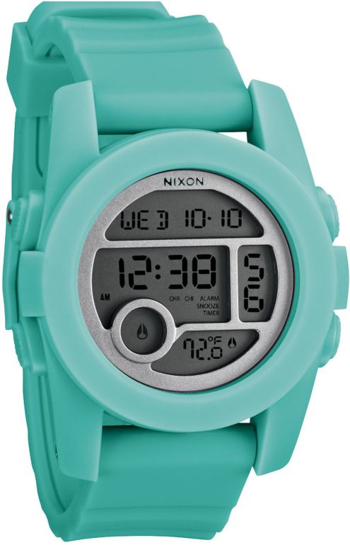 Nixon The Unit 40 Light Blue Digital Watch
