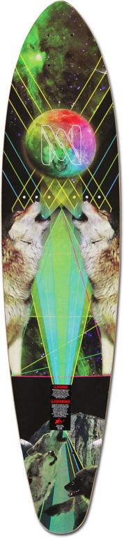 Mercer Space Wolf 37.5 Longboard Deck