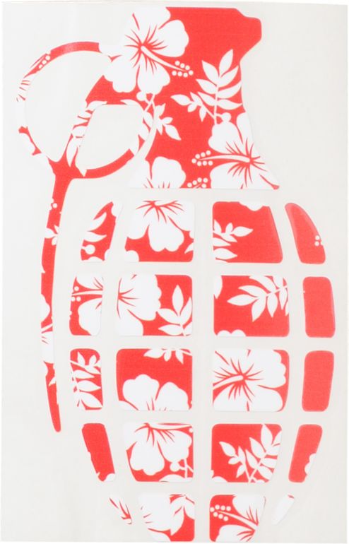 Grenade Aloha Die Cut Sticker
