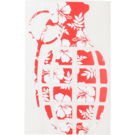 Grenade Aloha Die Cut Sticker
