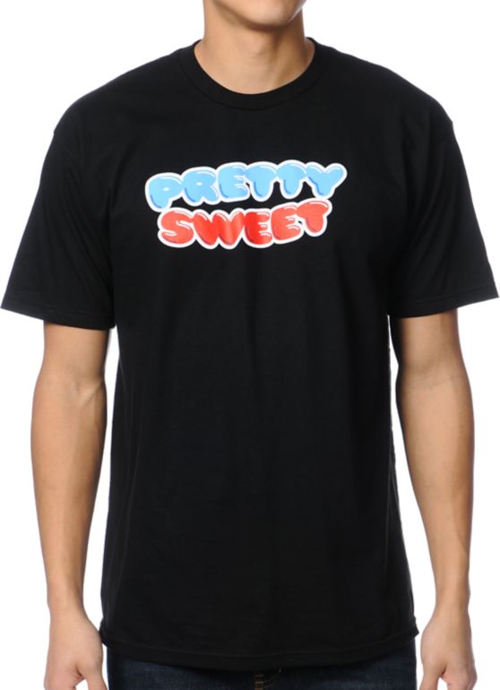 Girl Pretty Sweet OG  Black Tee Shirt
