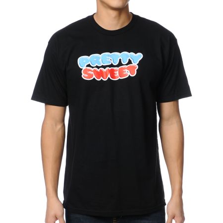 Girl Pretty Sweet OG  Black Tee Shirt