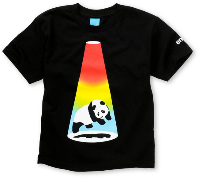 Enjoi Boys Abduction Black Tee Shirt